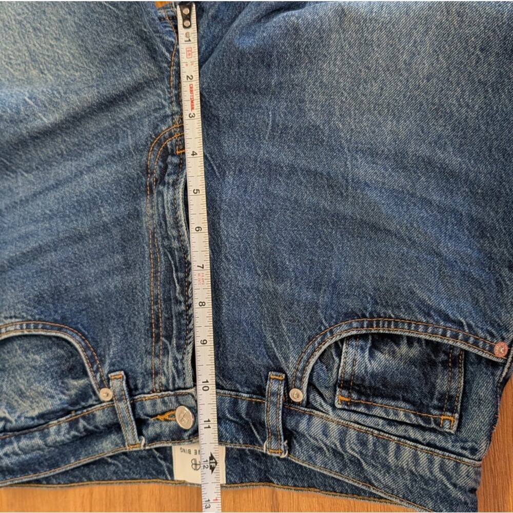 Anine Bing Brie Jeans Womens 27 Blue Denim High-rise Wide Leg - Picture 7 of 11